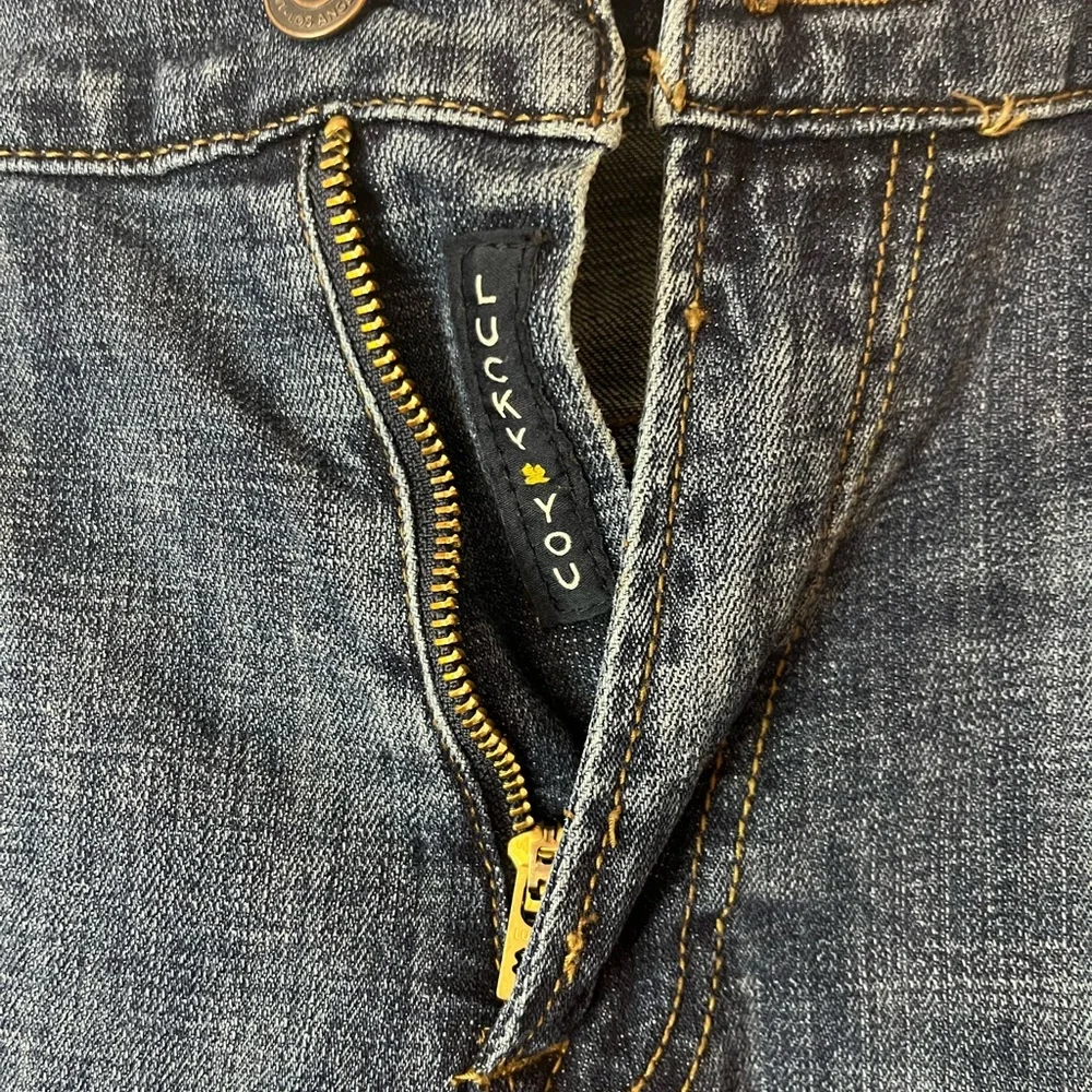 Men’s Lucky Brand 221 Straight Jeans 40x32 (Measured 42x31) Dark Wash - Picture 2 of 10